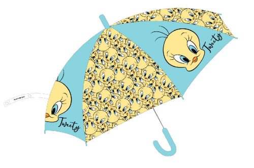 Bolondos dallamok Mini Tweety gyerek félautomata esernyő Ø74 cm