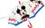 Disney Mickey Toon Town gyerek félautomata átlátszó esernyő Ø74 cm