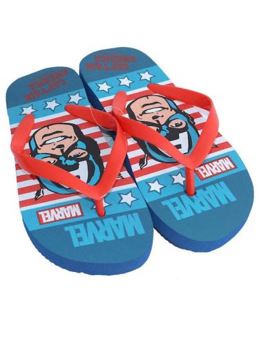 Bosszúállók Captain America gyerek papucs, Flip-Flop 28-35