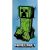 Minecraft Creeper fürdőlepedő, strand törölköző 70x140cm
