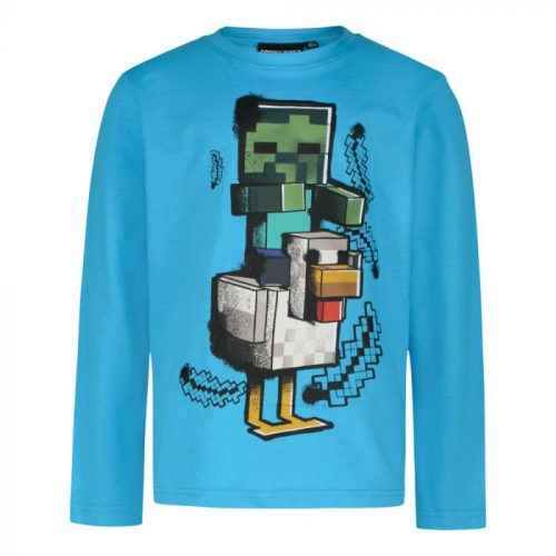 Minecraft Chicken Jockey gyerek hosszú ujjú póló, felső 6 - 12 év / 116 - 152 cm