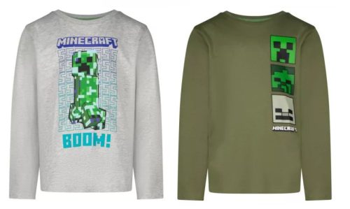 Minecraft c gyerek hosszú ujjú póló, felső 6 - 12 év / 116 - 152 cm