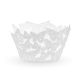 Pillangó White muffin dísz 6 db-os