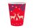 Karácsonyi Let It Snow papír pohár 6 db-os 250 ml