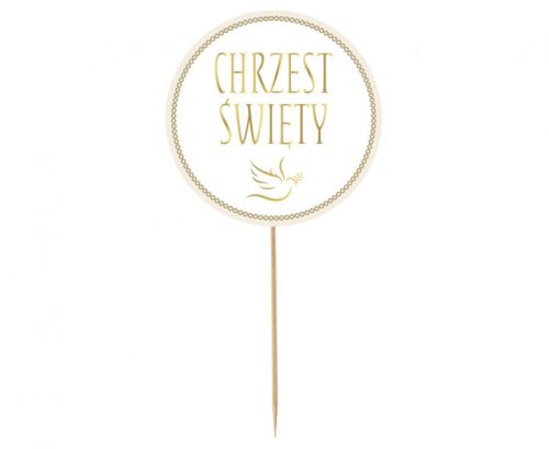 Chrzest Święty torta dekoráció 14 cm