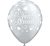 Esküvő Metallic Hearts léggömb, lufi 6 db-os 11 inch (28cm)