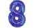 Kék Blue 8-as mini szám fólia lufi 35 cm