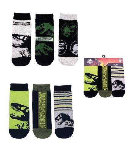 Jurassic World T-rex gyerek zokni 23-34