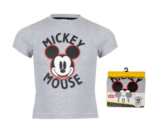 Disney Mickey Grey gyerek rövid póló, felső 2 - 8 év / 92 - 128 cm