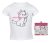 Disney Marie cica White gyerek rövid póló, felső 2 - 8 év / 92 - 128 cm