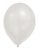 Metallic White Pastel léggömb, lufi 8 db-os