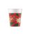 Karácsonyi Holly Poinsettia papír pohár 8 db-os 200 ml FSC