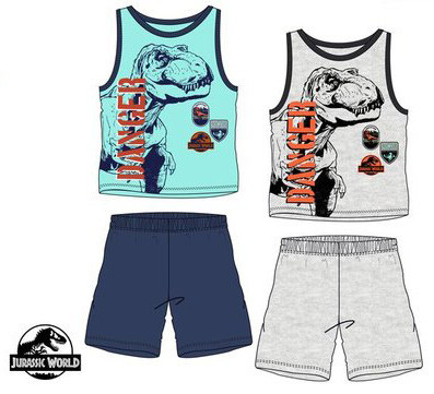 Jurassic World Danger gyerek rövid pizsama 3 - 8 év / 98 - 128 cm