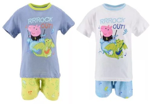 Peppa malac Rock Out gyerek rövid pizsama 3 - 6 év / 98 - 116 cm