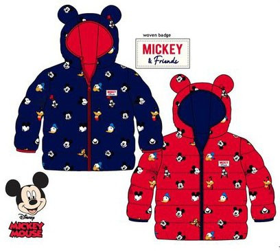 Disney Mickey Friends baba bélelt kabát 6-24 hó