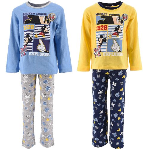 Disney Mickey Explorer gyerek hosszú pizsama 3 - 8 év / 98 - 128 cm