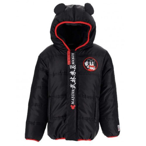 Disney Mickey Black Master gyerek bélelt kabát 3 - 8 év / 98 - 128 cm