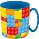 Lego mintázatú Bricks micro bögre 350 ml