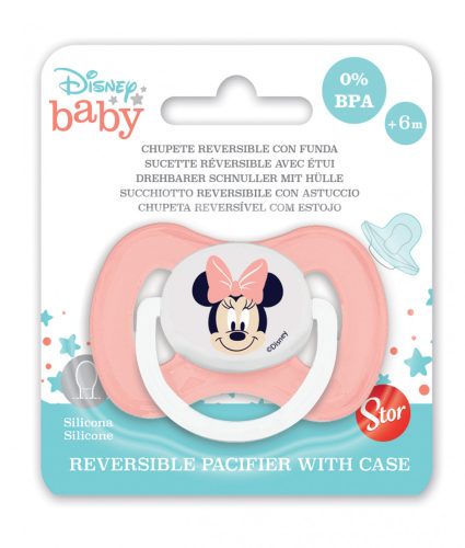 Disney Minnie Ooh Lala! megfordítható baba cumi tokkal
