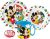 Disney Mickey Cool Summer étkészlet, micro műanyag szett bögrével 350 ml