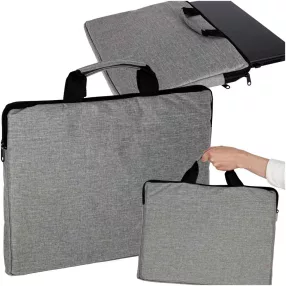   Laptop táska 15,6 hüvelyk tok aktatáska női aktatáska férfi szürke