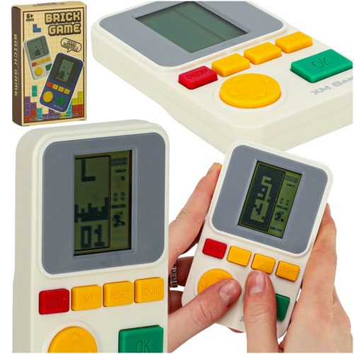 Elektronikus árkád játék hordozható konzol fehér