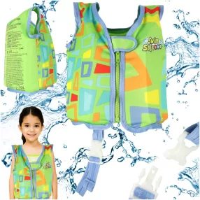 AQUASTAR Gyermek úszó mellény zöld