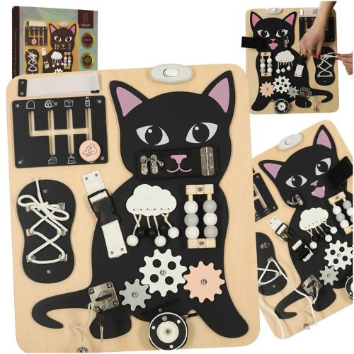 Érzékszervi manipulációs tábla Kitten LULILO KICIAO