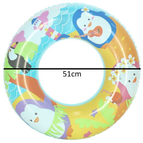 BESTWAY 36113 Felfújható kerék 51cm pingvinek