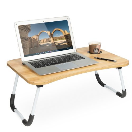 Összecsukható laptop asztal az ágyhoz állványhoz