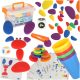 Kreatív kavics színes montessori puzzle
