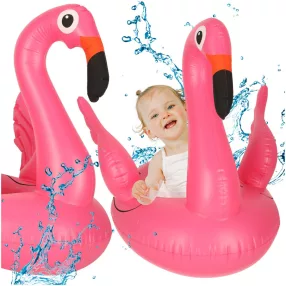 Felfújható gyermek pontonkerék flamingó