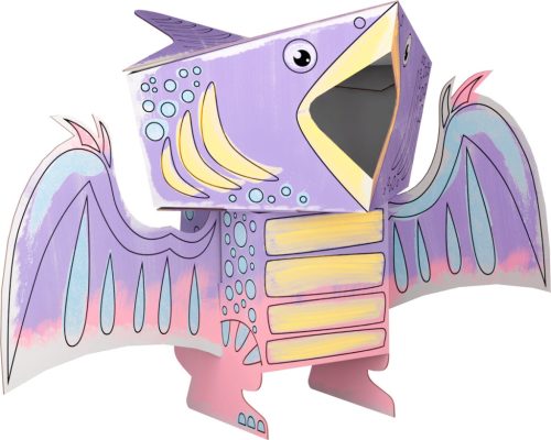Pterodaktyl" kolorowanka-składanka 3D dinozaur
