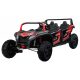 Buggy ATV RACING UTV2000 Elektromos Terepjáró, 4 személyes, 600W, 24V/15,6Ah  - Piros