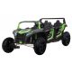 Buggy ATV RACING UTV2000 Elektromos Terepjáró, 4 személyes, 600W, 24V/15,6Ah  - Zöld