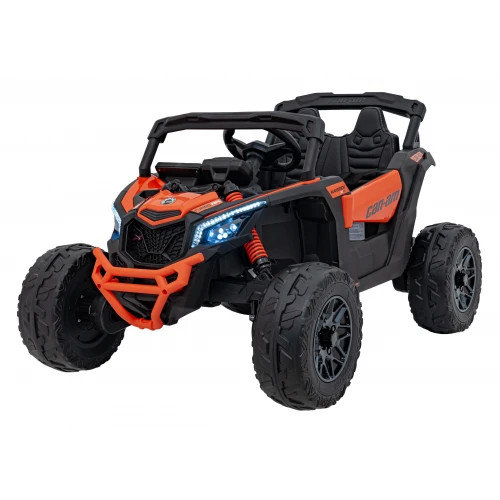 CAN-AM Maverick ATV elektromos terepjáró , 2 személyes, 800W, 24V/5Ah -NARANCSSÁRGA