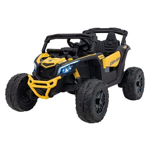 CAN-AM Maverick ATV elektromos terepjáró , 2 személyes, 800W, 24V/5Ah - SÁRGA