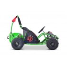 Fast Dragon elektromos gokart, 30km/h + 1000 W, 48V/12Ah - Zöld