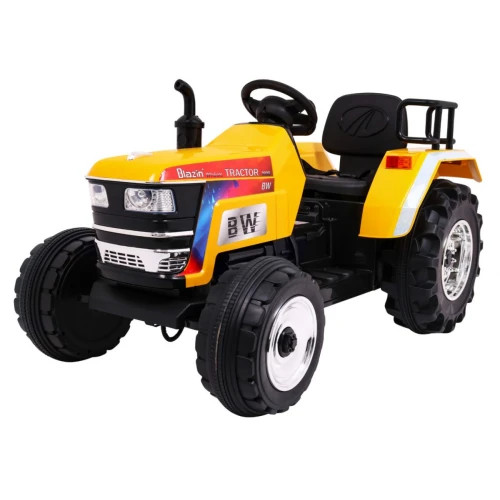Blazin BW elektromos traktor, 70W, 12V/7Ah - Sárga