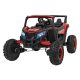 Buggy ATV Defend piros elektromos terepjáró, 4x4, 140W, 12V/10Ah