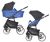 Riko Basic Sport 2in1 multifunkciós babakocsi + táska - Kék