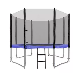   Trampolina ogrodowa SkyRamiz 305cm 10FT dla dzieci Niebieski + Akcesoria