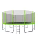 Trampolina ogrodowa SkyRamiz 487cm 16FT dla dzieci Zielony + Akcesoria