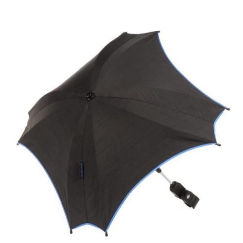 Junama napernyő - Fekete - kék szegéllyel