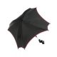 Junama napernyő - Fekete - piros szegéllyel