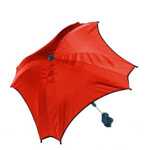 Junama napernyő - Piros - fekete szegéllyel