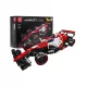 Bolid építőkészlet, Formula 1 – 1185 darabos. Piros