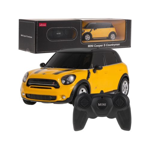 RASTAR R/C 1:24 Mini Countryman - Sárga távirányítós kisautó