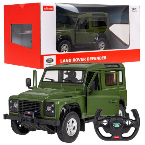 RASTAR Land Rover Defender - Zöld távirányítós kisautó 