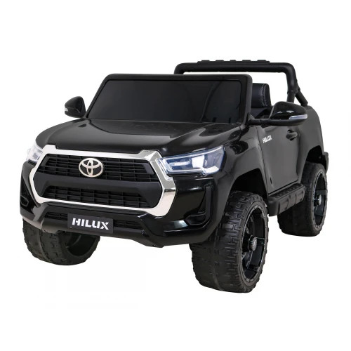 Toyota Hilux 2020 - 4x4 180W 12V 14Ah - elektromos kisautó- Fekete